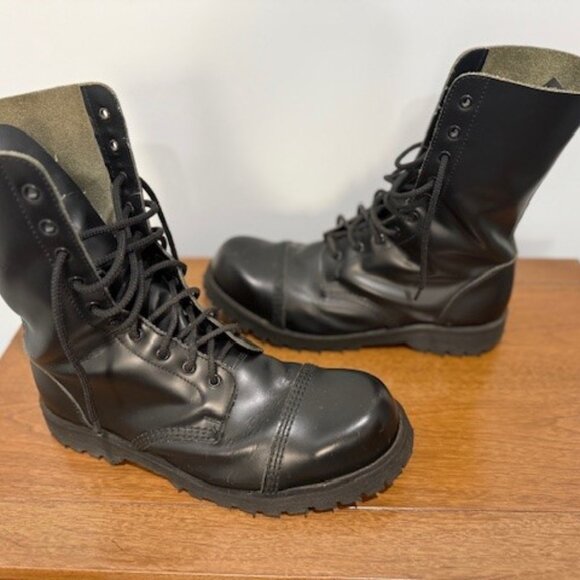 Underground England Commando Steel Cap Boots - Picture 3 of 11